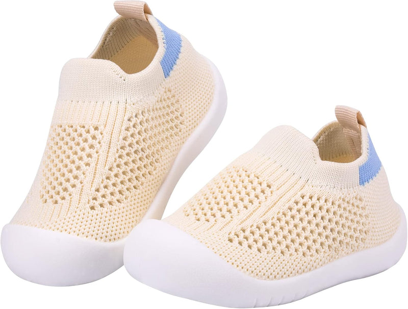 Baby Toddler Non-Skid Sock Shoes Indoor Slipper Breathable Cotton Mesh Lightweight Sole Infant Boy Girls Kids Children