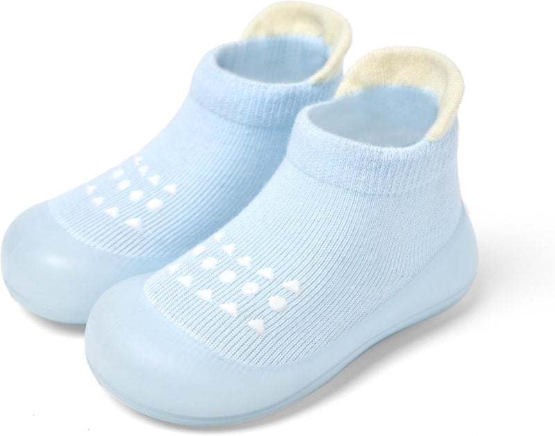 Bearbay Baby Sock Shoes Baby Walking Shoes Infant Non-Slip Breathable Slippers with Soft Rubber Sole Baby Boys Girls Sneakers