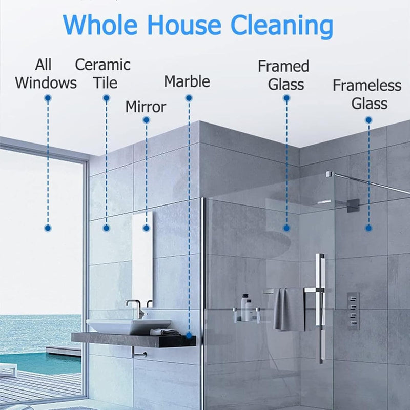 Smart Window Cleaner, Window Cleaning Robot with 3 Automatic Cleaning Modes Glass Cleaning Robot 3000pa Suction Power Window Cleaner Window Cleaning Device for High-Rise Glass Cleaning
