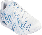UNO womens shoes - WHITE BLUE