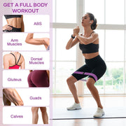 Resistance Band Set - 5 Color-Coded Exercise Bands Pull Up Assist Bands,Stretch Resistance Band, Exercise bands,Power-lifting Bands for Resistance Training,Ideal for Home Workouts,Physical Therapy