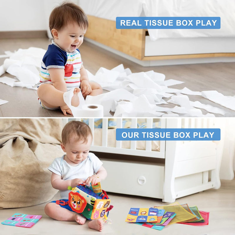 Jenilily Montessori Toys for 1 Year Old, Cloth Fishing Game, Boy Girls Toys Gifts, Baby Toys 6 to 12-18 Months, Baby Stacking Cups
