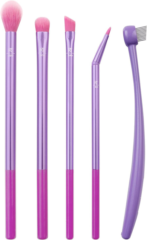 REAL TECHNIQUES Everyday Eye Essentials Lidschatten-Pinsel-Set, 8-teilig - Seamless
