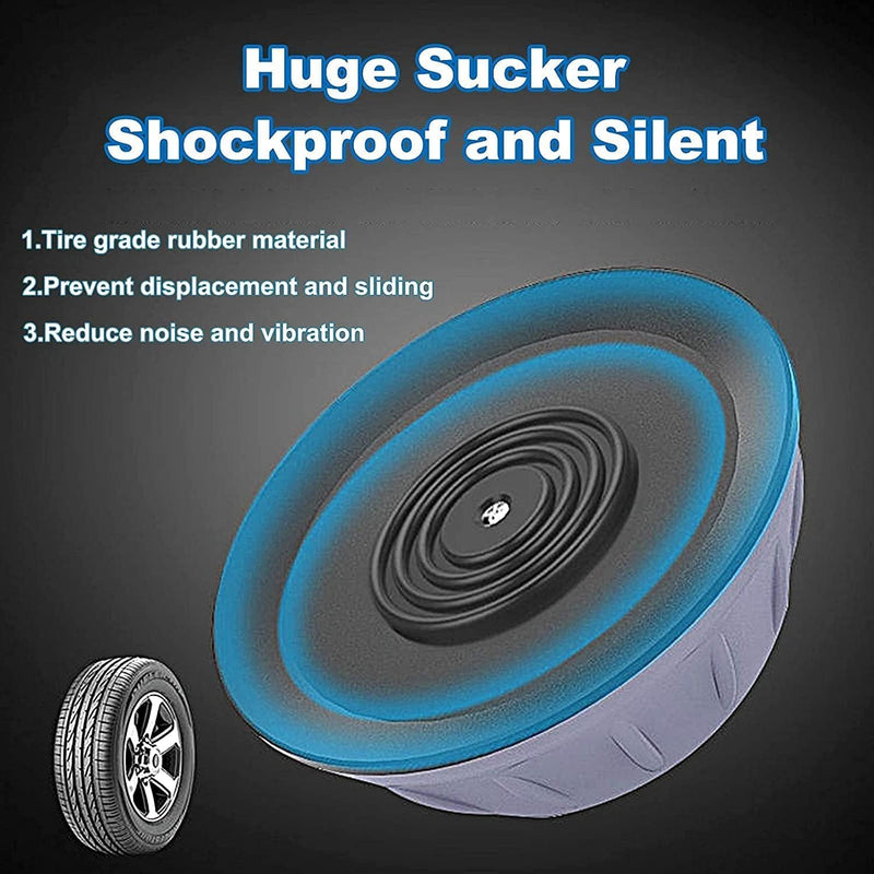 Ubitree Washing Machine Foot Pads, 4pcs Anti Vibration Pads Non Slip Heighten Shock and Noise Cancelling Mat for Washer and Dryer, Rubber Washing Machine Support Stabilizer Appliance Feet Stabilizer