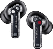 Nothing Ear (a), TWS, ChatGPT Integrated, Dynamic Bass Boost, Hi-Res with Hybrid ANC Noise Cancellation upto 45dB, (Black) - Black Minimalist
