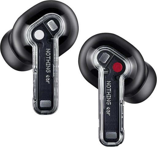 Nothing Ear (a), TWS, ChatGPT Integrated, Dynamic Bass Boost, Hi-Res with Hybrid ANC Noise Cancellation upto 45dB, (Black) - Black Minimalist