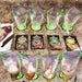 ALMEKAQUZ 4 Pack Baggy Rack Stand, Freezer Bag Holder Stand, Adjustable Food Storage Holders, Ziplock Bag Holder, Plastic Food Prep Bag Holder Stand for Food Meal Prep Bag, Kitchen Gadget.