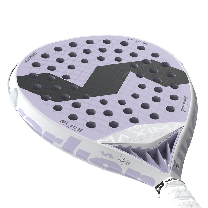 Varlion Padel Racket Maxima Summum Prisma Soft Orqu?dea, Professional Paddle Racket for Enhanced Power & Control, Aerodynamic Prisma Frame, Soft EVA Core, Elegant Design