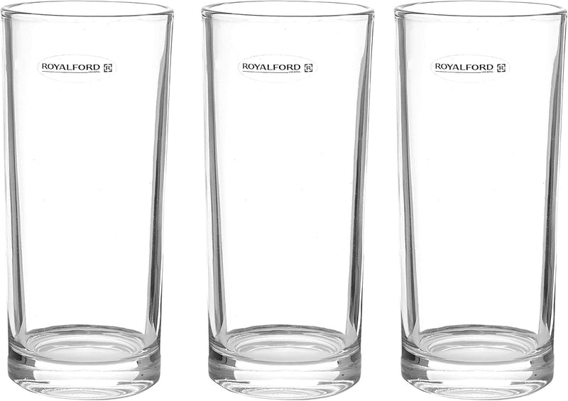 Royalford Glass Tumbler Set, 3 Pcs