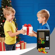 Cute Manual Candy Dispenser for Desktop, Mini Vending Machine for Mini Candies, Birthday Christmas Gift for Girls Friends (Black)