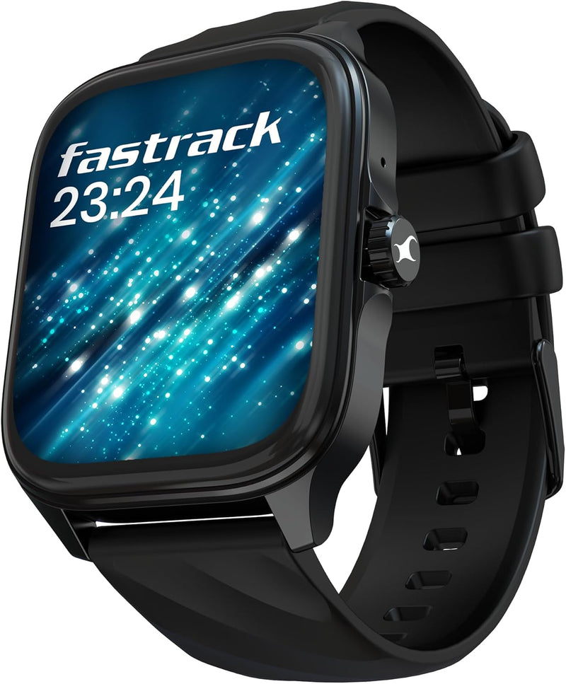 Fastrack Astor FS1 Pro Smart Watch, 1.97' AMOLED Display, Bluetooth Calling, 100+ Sports Modes, SpO2 & Heart Rate Monitoring, Women's Health, IP68, Up to 5 Days Battery, Functional Crown