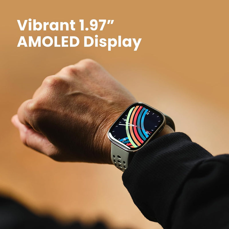 Amazfit Bip 6 Smart Watch 46mm, 14 Day Battery, 1.97" AMOLED Display, GPS & Free Maps, AI, Bluetooth Call & Text, Health, Fitness & Sleep Tracker, 140+ Workout Modes, 5 ATM Water-Resistance