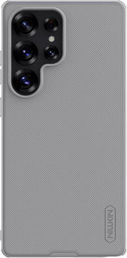 Nillkin Super Frosted Shield Pro Case for Samsung Galaxy S23 Ultra Matte Anti-Slip Protective Cover with Shock Absorption, Raised Lens Guard & Precise Fit Black - Gray