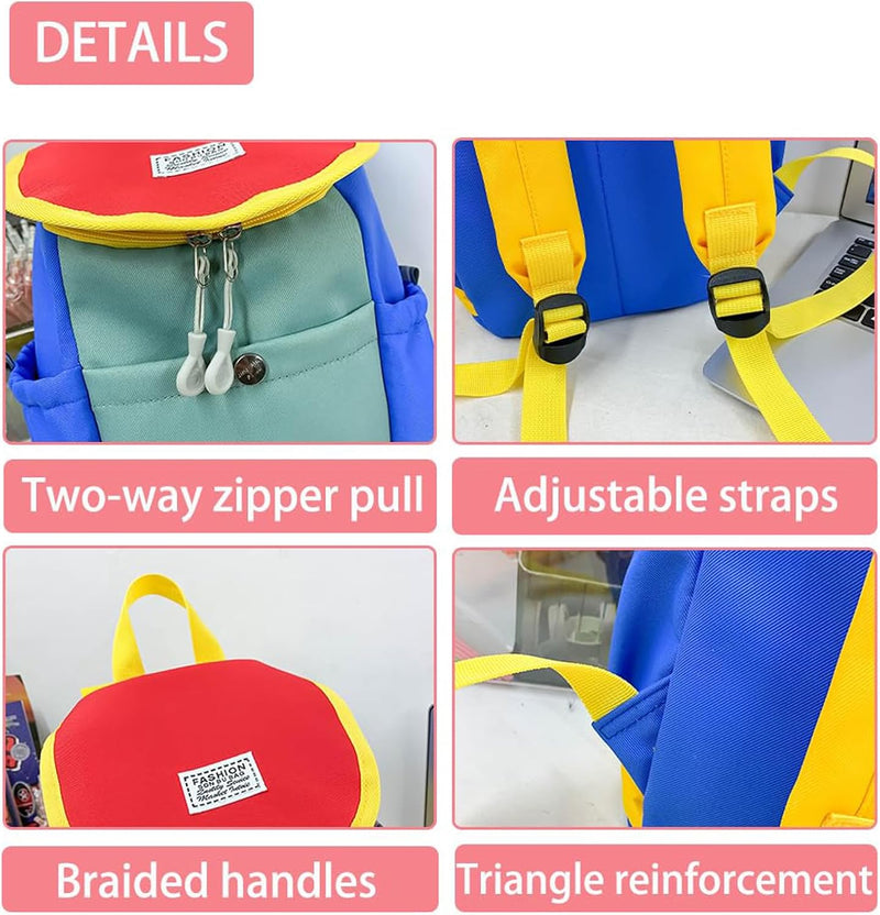 Preschool Toddler Backpack for Boys and Girls Age 2-6, Preschool Backpacks, Lightweight Small Kids School Bag, Elementary bag for Kindergarten, Daycare, Travel