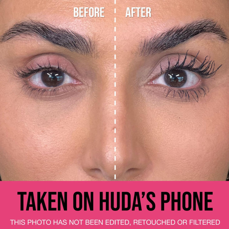 Huda Beauty 1 Coat WOW Extra Volumizing and Lifting Mascara Mini, 2ml