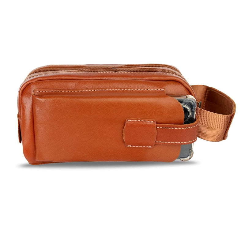 Shantety Genuine Leather Men's Clutch Bag - Stylish & Multifunctional Design with Waterproof Material - Durable Leather Bag for Everyday Use | Hstz