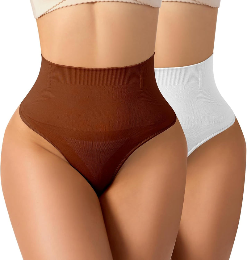 Tummy Control Thong Shapewear for Women Tummy Control Seamless Shaping Thong Underwear Body Shaper Panties
