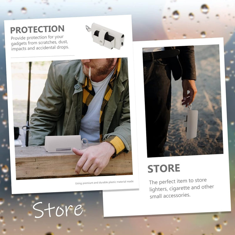 Case Compatible with IQO ILUMA PRIME PU Leather Cigarette Carry Case Cigarette Storage Wallet Cover