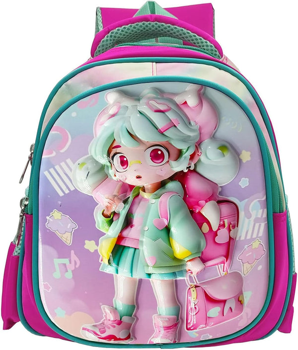 Little Kids Backpack for Girls Boys - Toddler Preschool Backpack School Bag Cute Kindergarten Backpack for Aged 2-4 - 1-Girl
