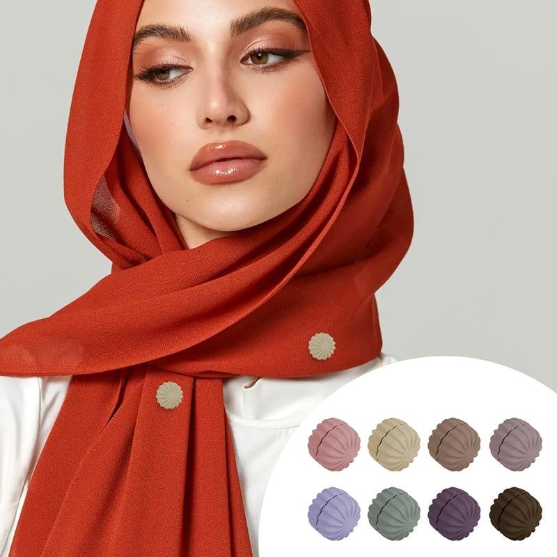 Kaket Magnets Hijab Pins 8PCS Hijab Magnets for Women Clothing Scarf Multi-Use
