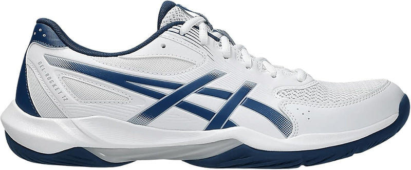 GEL-ROCKET 12 mens Sneaker - WHITE/MAKO BLUE