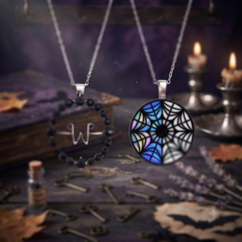 Halloween Hand Figurine with 2 Necklaces for Desktop Decor & Cosplay