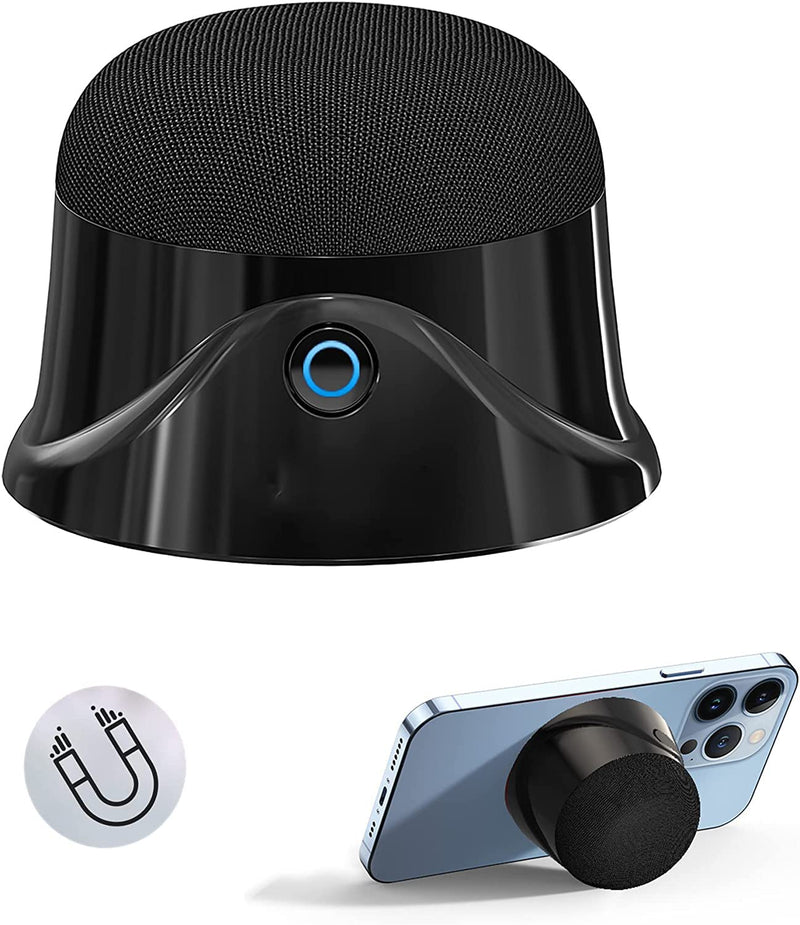 1 PCS Portable Magnetic Small Bluetooth Speaker, 5W Stereo Sound, Deep Bass, 9H Playtime, TWS Pairing Speaker for Home, Outdoor Travel, Golf Carts, Support for iPhone 12/13/14
