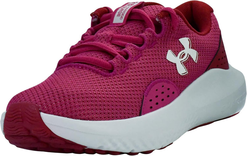 Charged Surge 4 womens Running Shoe - (681) Shaded Fuchsia/Crimson Crest/White