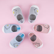 Baby Toddler Non-Skid Sock Shoes Indoor Slipper Breathable Cotton Mesh Lightweight Sole Infant Boy Girls Kids Children