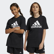 Unisex Kids Essentials Big Logo Cotton T-Shirt - Black