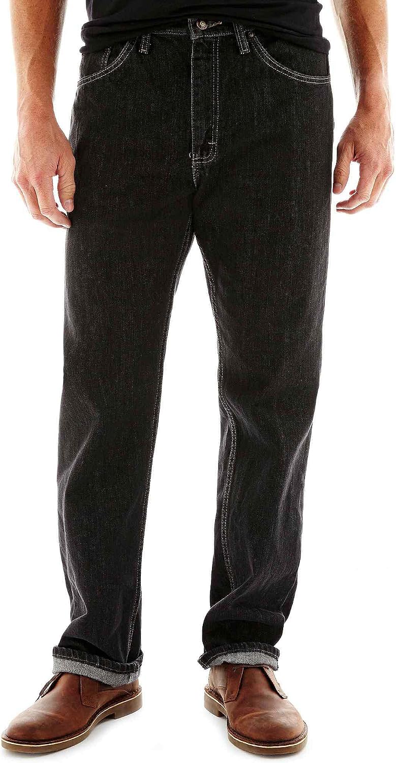 Mens Regular Fit Straight Leg Jean Jeans (pack of 1) - Black Quartz
