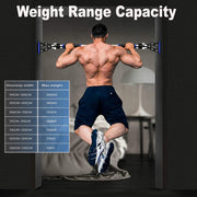 SKY LAND Adjustable Doorway Pull Up Bar & Chin Up Bar for Home Gym Upper Body Workout Equipment with Locking Mechanism, Anti-Slip Grip & Easy Installation EM-1866 (92124cm)