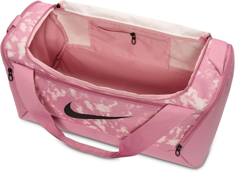 Nike Nk Brsla S Duff - 9.5 Aop Sp25 Bags For Unisex Elemental Pink/Elemental Pink/(Black) 1Size