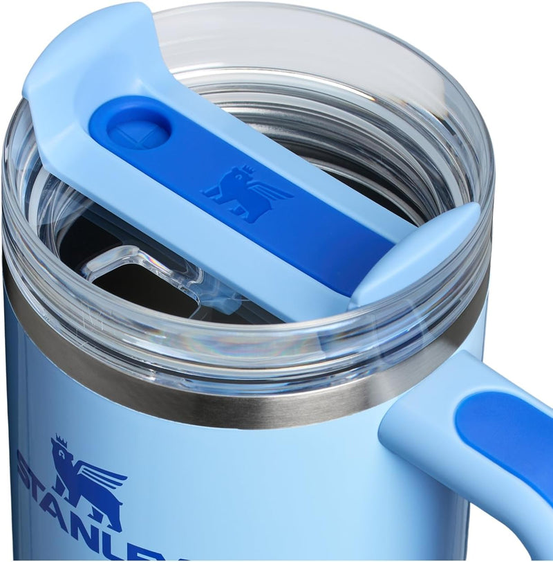 STANLEY Quencher H2.0 Tumbler with Handle and Straw 20 oz | Flowstate 3-Position Lid | Cup Holder Compatible for Travel | Insulated Stainless Steel Cup | BPA-Free | Rose Quartz 2.0