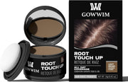 Gowwim Root Touch up Powder, Instantly Gray Hair Cover up Hairline Powder for Women & Men Waterproof and Sweatproof Root Cover Up Long-Lasting for Thinning & Loss Hair (D-Brown) - Light-Brown