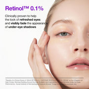 Retinol 0.1 Caffeine Revitalizing Eye Cream, Lightweight Formula for Dark Circles & Puffiness, Hydrating for Sensitive Skin, Korean Skincare, 30 ml