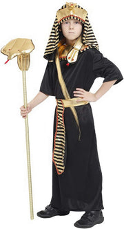 Brcus Boys Kids Egyptian Pharaoh Halloween Cosplay Costume Tunic Role Play Dress up