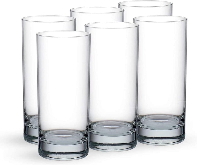 Ocean San Marino Hi Ball Glasses - Clear, 290Ml, Set Of 6, Mocktail or Cocktail Glass - transparent 290 ml