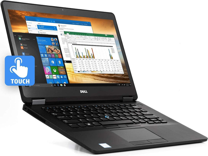 DELL (Refurbished) Latitude 7470 Business Laptop, Intel Core i5-6th Generation CPU, 8GB DDR4 RAM, 256GB SSD Hard, 14 inch Touchscreen Display, Windows 10 Pro