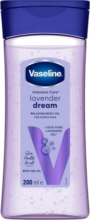 Intensive Care Cocoa Radiant Vitalizing Body Oil With 100% Pure Cocoa Butter & Replenishing Oils For Long-Lasting Radiant Glow Non-Greasy Body Gel Oil for Healthy & Glowing Skin 200 ml - Lavender Dream