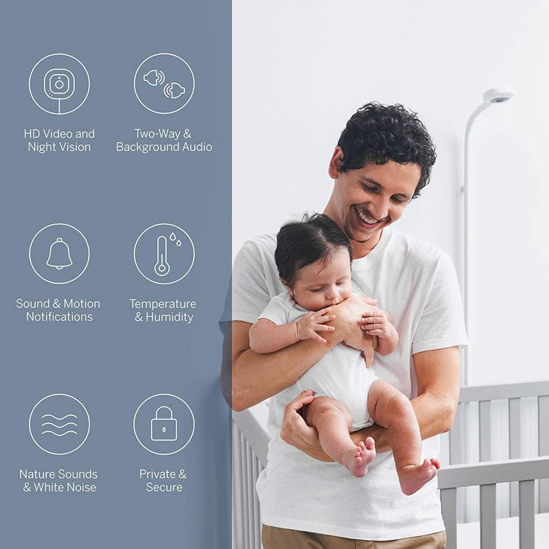 Nanit Pro Smart Baby Monitor & Wall Mount