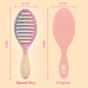 Wet Brush Speed Dry Hair Brush - Color Wash, Watermark - Vented Design and Ultra Soft HeatFlex Bristles Are Blow Dry Safe With Ergonomic Handle Manages Tangle and Uncontrollable Hair - Pain-Free