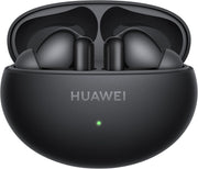 FreeBuds 6i, Intelligent Dynamic ANC 3.0, Punchy Bass, Fast Charging, Longer Listening, Distraction-Free Calling, IP54 Sweat- and Water-resistance, Dual-Device Connection, Black - technological White