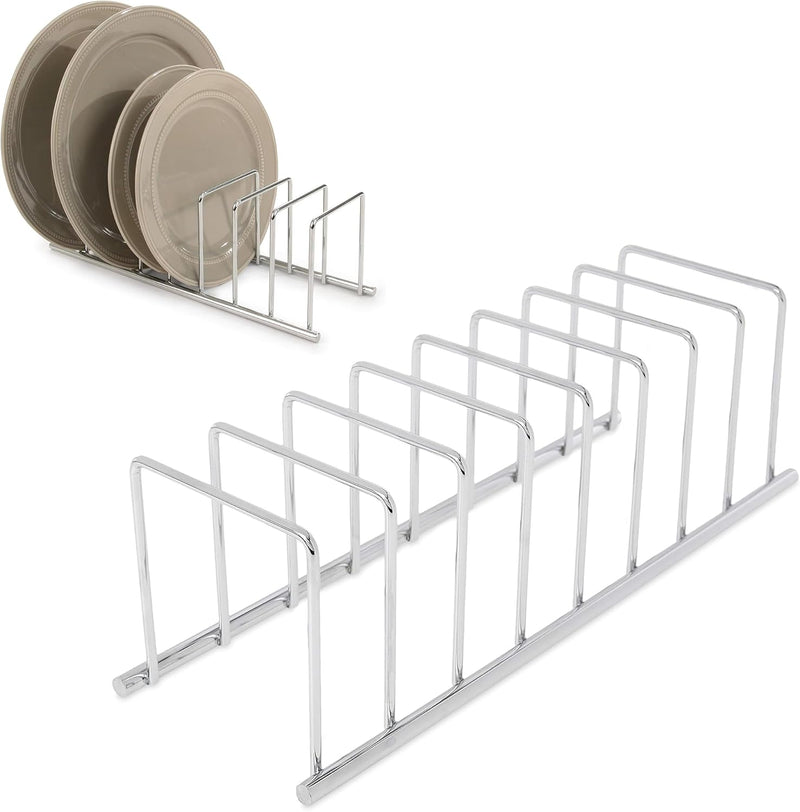 Spectrum Diversified EUro Lid Organizer Silver 32070, L - Chrome L