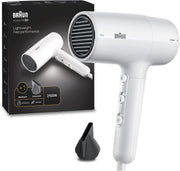 Braun Hair dryer HD4.3 Ultimate Performance, Styling, Shine & Care, HTDC Motor, 2200 Watts, Touch Control, with Drying Nozzle, Straightening Comb, Curl Diffuser, BRHD435SDE - Electro Grey - HD2.1