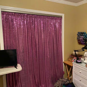 LQIAO 2 Panels Light Gold Sequin Backdrop Glitter Fabric for Wedding Birthday Parties Shimmer Wall-2x8ft