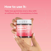 Healthy V. Probiotics For Women & Prebiotics, Cranberry & D-Manose Digestion, Vaginal & pH Balance