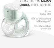 KIKKABOO Wearable electric breast pump Noa Mint