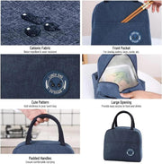 Insulated Mini Lunch Bag for Toddlers, Blue