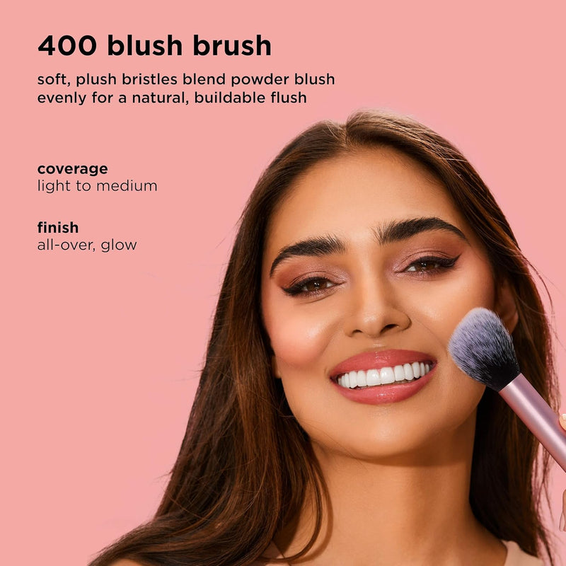 REAL TECHNIQUES Facial Makeup Brush - 13Ml (Packaging And Handle Model May Vary)
